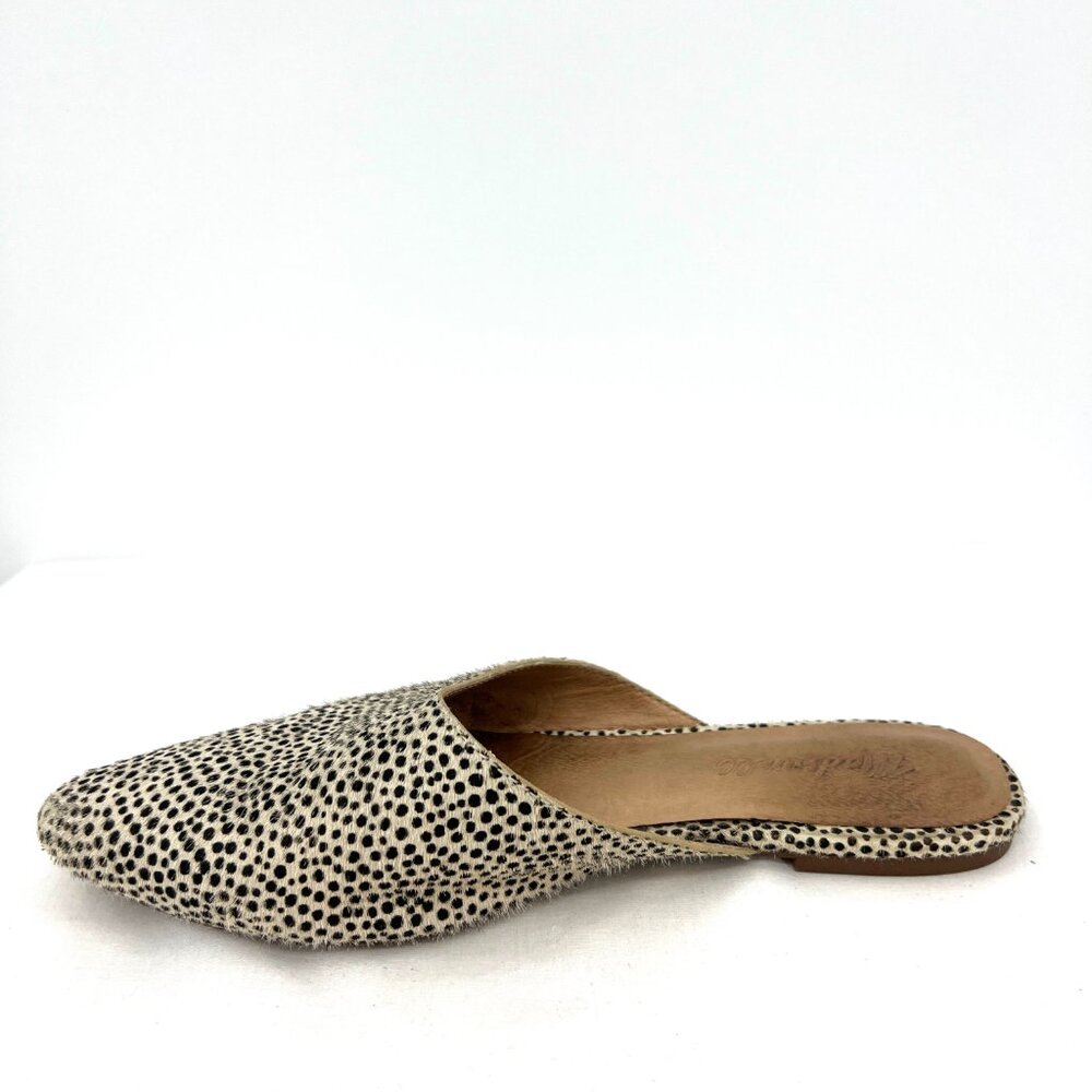 Madewell Remi Suede Animal Print Slip On Mules Women's 6.5 - Picture 4 of 6